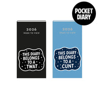 Slim pocket diary